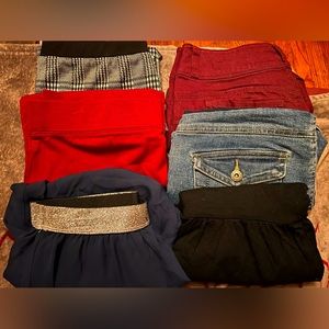 Wowen Skirts/Shorts/Maternity Shorts & Black Dress.